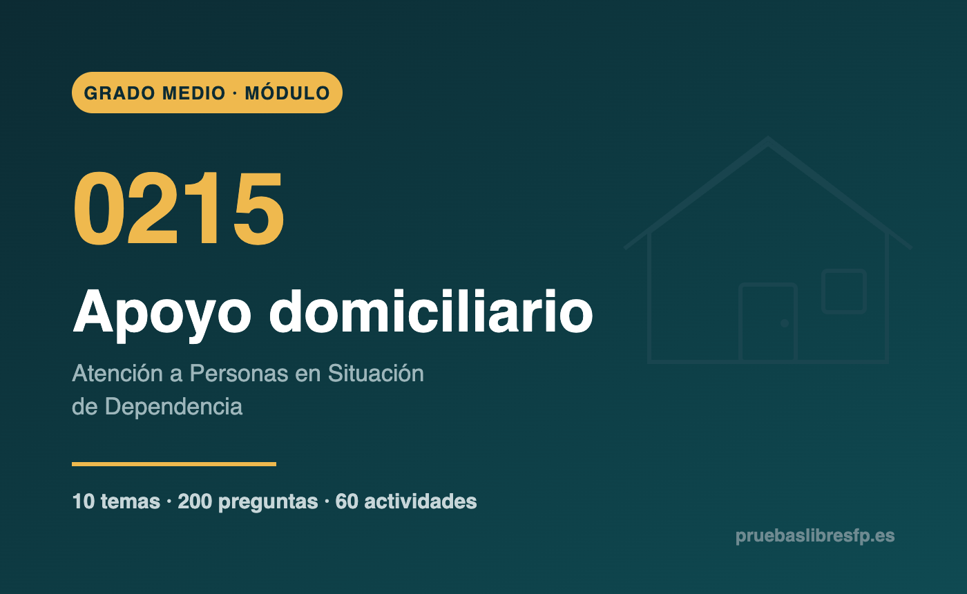 0215 Apoyo domiciliario — Atención a Personas en Situación de Dependencia